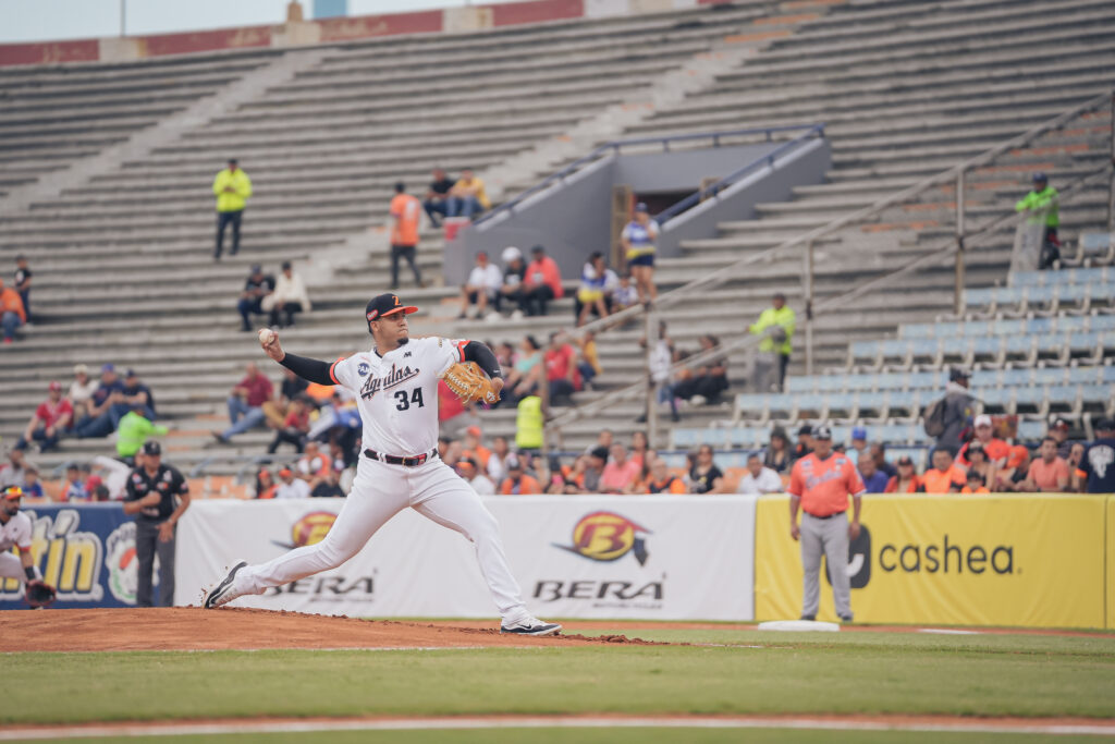 Águilas del Zulia venció a Caribes 5-2 en el estadio Luis Aparicio para cerrar la tercera semana de la LVBP 2025-26 con récord positivo.