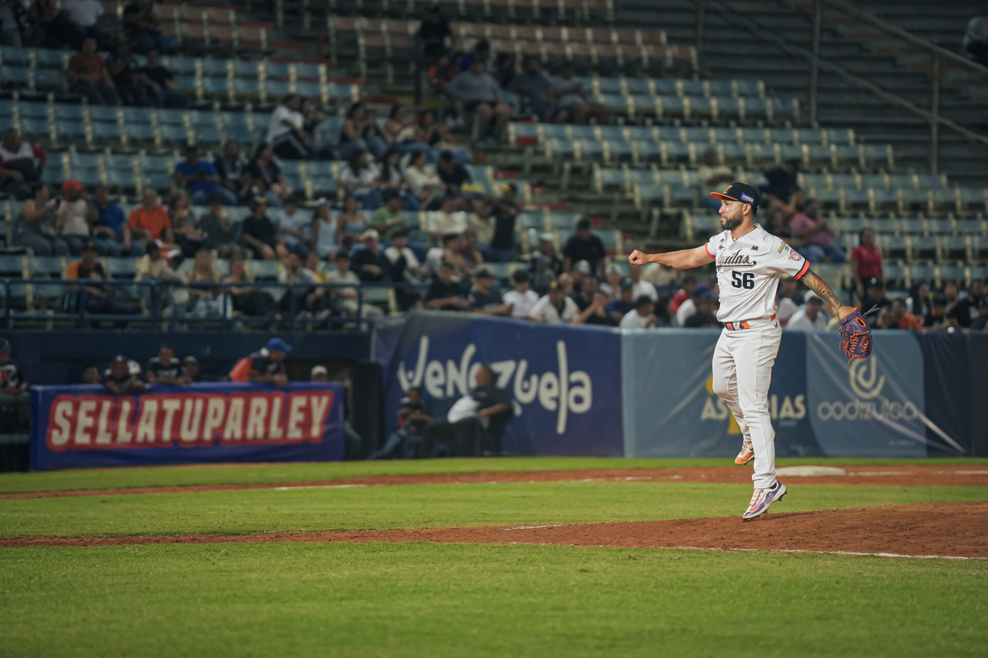 Silvino Bracho alcanzó 60 juegos salvados en su carrera con Águilas del Zulia.