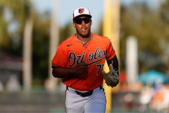 Aron Estrada prospecto de las Aguilas del Zulia con Chesapeake Baysox en Doble A