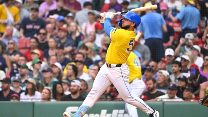 Wilyer Abreu acumula 15 estacazos y 49 impulsadas en la temporada con los Red Sox.