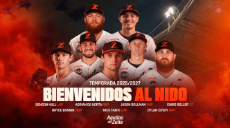 Los siete importados de Águilas del Zulia para la temporada 2026-2027 de la LVBP